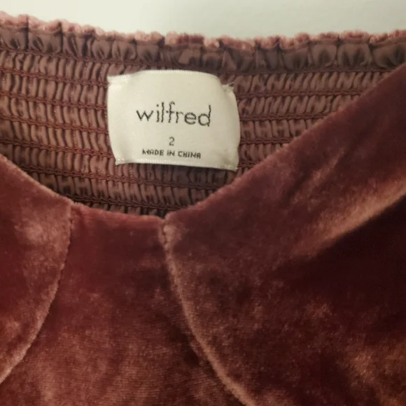 Wilfred Novella Velvet Dress - Picture 5 of 9